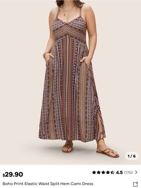BloomChic Black Geometric Dolman Dress